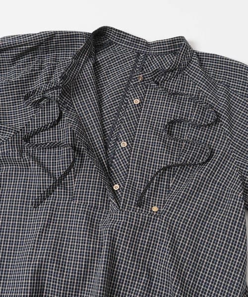 URBAN RESEARCH ROSSO（アーバンリサーチロッソ）の「F by ROSSO　チェックリボンシャツワンピース（ワンピース・レディース・OFF WHITE/KHAKI/NAVY・FREE）」の13枚目の写真