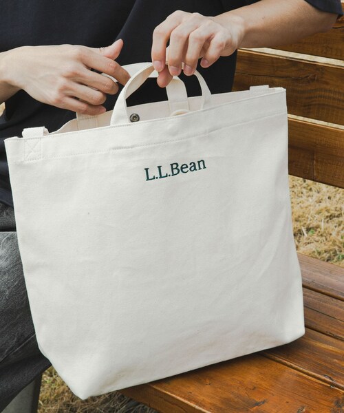 URBAN RESEARCH DOORS(アーバンリサーチドアーズ)の「『別注』L.L.Bean×DOORS Shoulder Strap Tote L(ショルダーバッグ・メンズ・Natural/Black/CarbonGray・one)」の14枚目の写真