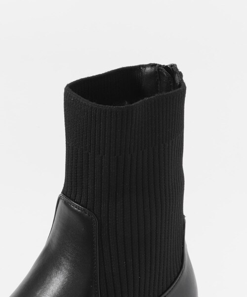 URBAN RESEARCH DOORS（アーバンリサーチドアーズ）の「ニットドッキングブーツ（ブーツ・レディース・BEIGE/BLACK・36/37/38）」の12枚目の写真