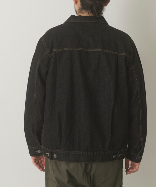 ITEMS URBANRESEARCH（アイテムズ アーバンリサーチ）の「DENIM JACKET TYPE 2nd（デニムジャケット・メンズ・IDG BLU/BLK・M/L）」の7枚目の写真
