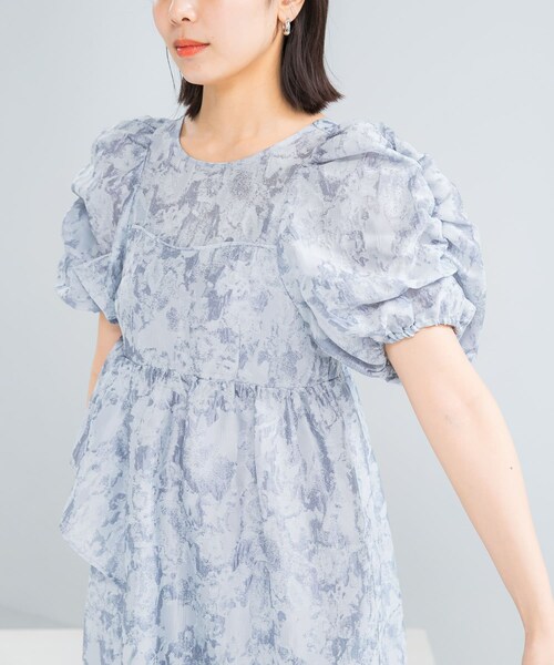 URBAN RESEARCH ROSSO（アーバンリサーチロッソ）の「ANDRESD　JACQUARD DRESS（ワンピース・レディース・L.GRAY/GRAY・M-TALL）」の10枚目の写真