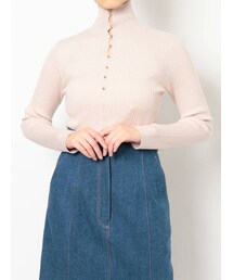 MERCURYDUO | 3WAYボタンデザインニット(ニット/セーター)