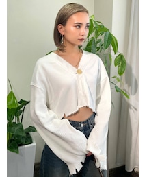 EMODA | スウェットルーズカーディガン(カーディガン/ボレロ)