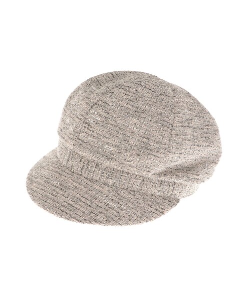 dazzlin（ダズリン）の「ラメツイードキャスケット（キャスケット・レディース・ベージュ/グレー/ブラック・F）」の11枚目の写真