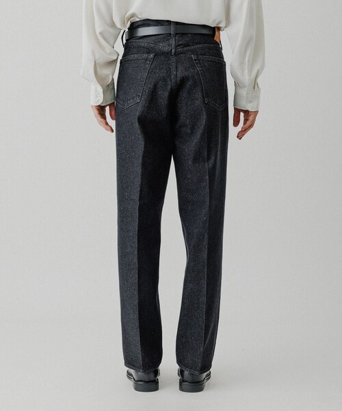 ADAM ET ROPE'（アダムエロペ）の「ストレート デニムスラックス（デニムパンツ・メンズ・ブラック系/ネイビー・L/M/S/XL）」の14枚目の写真