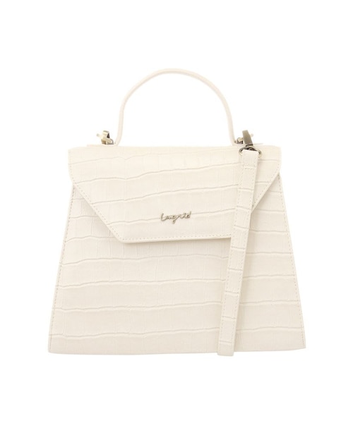 【Ungrid】型押しクロコハンドバッグ