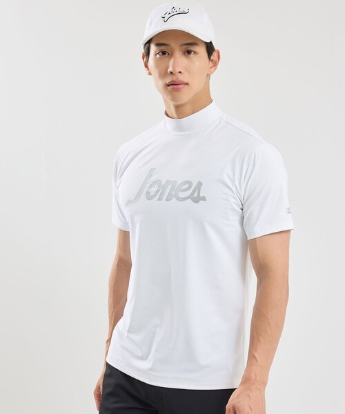 ROPE'(ロペ)の「【JONESコラボ】半袖モックネックシャツ(Tシャツ/カットソー・レディース・ブラック/ホワイト・L/M/S/XL)」の10枚目の写真
