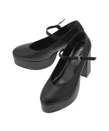 EATME | E/Mロゴストラップパンプス(パンプス)