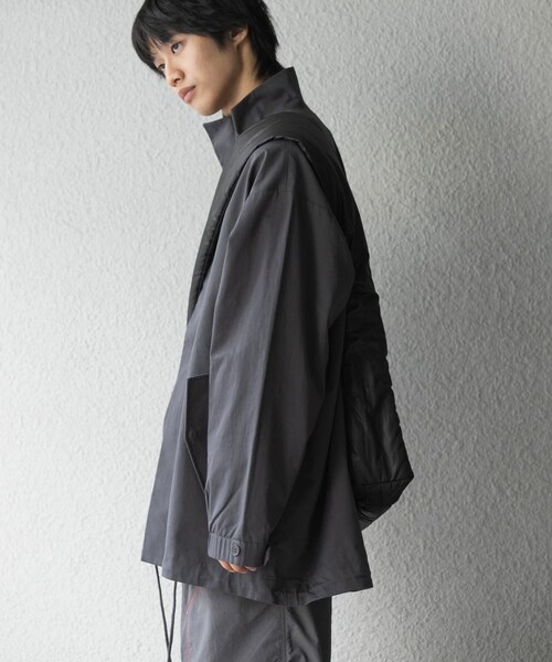 SENSE OF PLACE by URBAN RESEARCH（センスオブプレイスバイアーバンリサーチ）の「ショートモッズコート（モッズコート・メンズ・IVORY/CHARCOAL/NAVY・M/L）」の16枚目の写真