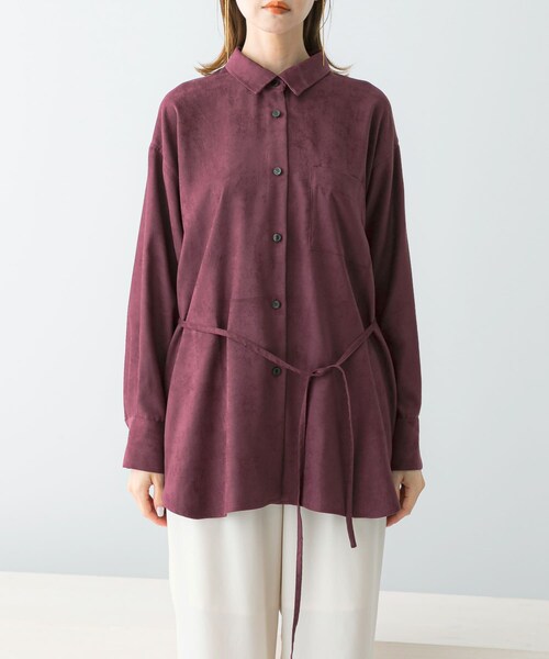URBAN RESEARCH ROSSO（アーバンリサーチロッソ）の「ピーチタッチデザインシャツ（シャツ/ブラウス・レディース・WHITE/CH/LACQUER・FREE）」の19枚目の写真