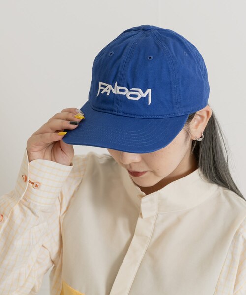 THE GOODLAND MARKET（ザグッドランドマーケット）の「77circa　fandom embroidery cap（キャップ・レディース・blue/beige/gray/black・one）」の4枚目の写真