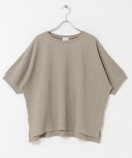 URBAN RESEARCH DOORS(アーバンリサーチドアーズ)の「ワッシャーカットドルマンプルオーバー(Tシャツ/カットソー・レディース・CHARCOAL/GREIGE/BLUE・Free)」の21枚目の写真