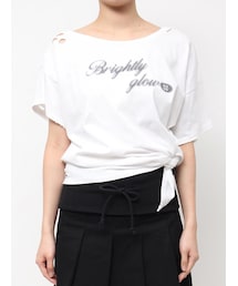 EMODA | ルーズタイクラッシュTシャツ(Tシャツ/カットソー)