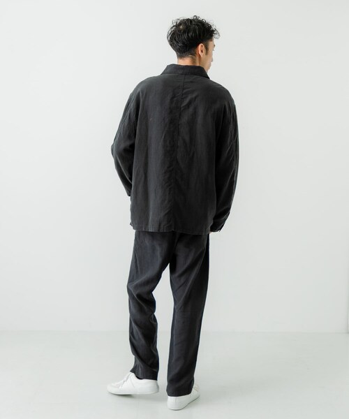 URBAN RESEARCH（アーバンリサーチ）の「『別注』LE VETEMENT ATLANTIQUE×UR　ワークジャケット（カバーオール・メンズ・BLACK/CHARCOAL・M/L）」の17枚目の写真