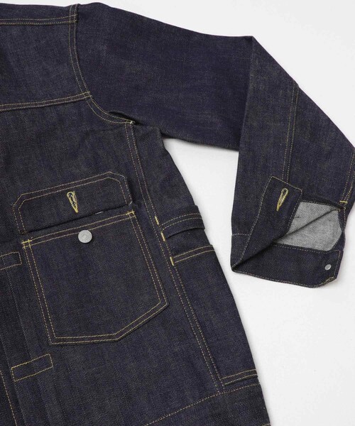 URBAN RESEARCH DOORS（アーバンリサーチドアーズ）の「『別注』SASSAFRAS×DOORS　GARDENER R JACKET（デニムジャケット・メンズ・INDIGO・S/M）」の3枚目の写真