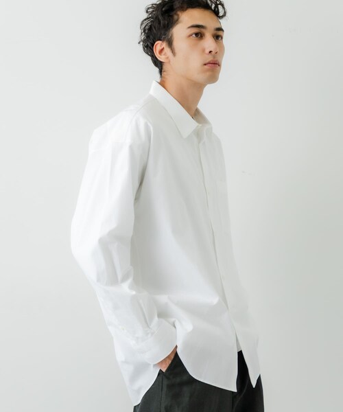 URBAN RESEARCH（アーバンリサーチ）の「『一部WEB限定カラー』THOMAS MASON OVER SHIRTS（シャツ/ブラウス・メンズ・WHITE/ROYAL/BROWN/BLACK/BLUE ST/S.GREEN・S/M/L/XL）」の8枚目の写真