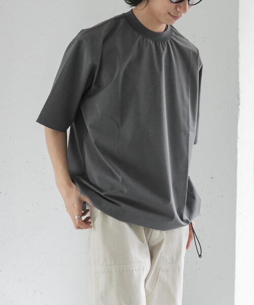 URBAN RESEARCH DOORS（アーバンリサーチドアーズ）の「FORK&SPOON　キャリーマンヘムスピンドルTシャツ（Tシャツ/カットソー・メンズ・LT.GREY/CHARCOAL/KHAKIBROWN・4/5）」の14枚目の写真