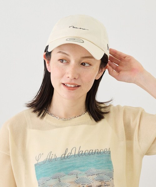 ROPE' PICNIC(ロペピクニック)の「【NEW ERA(R)別注】Casual Classic handwritten logo cap(キャップ・レディース・ブラック/キナリ・F)」の5枚目の写真