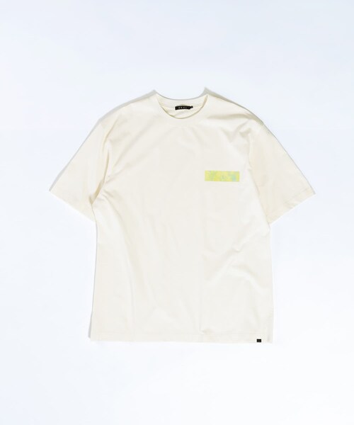 EKAL（エカル）の「『UR TECH ひやサラクール』プリントボックスTシャツ（Tシャツ/カットソー・メンズ・ホワイト/ブラック・M/L）」の4枚目の写真