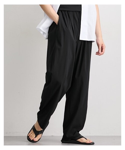 nissen（ニッセン）の「冷感スーパーストレッチツータックパンツ（パンツ・メンズ・06ブラック/33ベージュ・M/L/LL）」の7枚目の写真