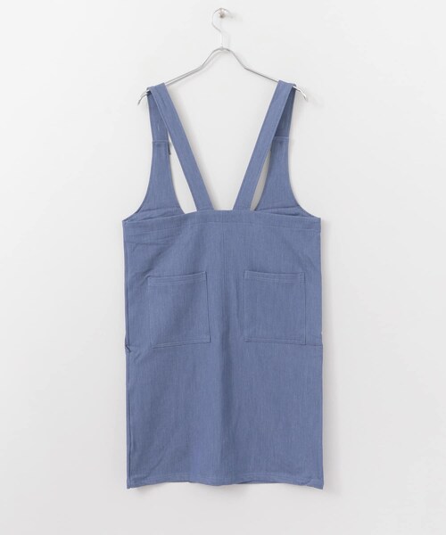 ITEMS URBANRESEARCH（アイテムズ アーバンリサーチ）の「ワークポケットデニムジャンパースカート∴（デニムスカート・レディース・NVY/BLU・FREE）」の7枚目の写真