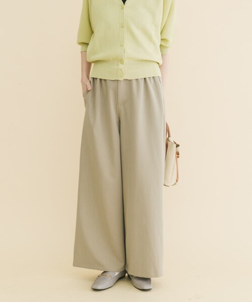 ITEMS URBANRESEARCH（アイテムズ アーバンリサーチ）の「ワイドイージーパンツ（その他パンツ・レディース・BEG/BRN/BRD・Free）」の6枚目の写真