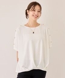 Jayro | 金釦裾タックプルオーバー(Tシャツ/カットソー)