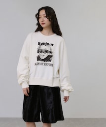 ADAM ET ROPE' | 【公式サイト限定】【Oblada(オブラダ)】35周年別注 BONJOUR SWEAT(スウェット)
