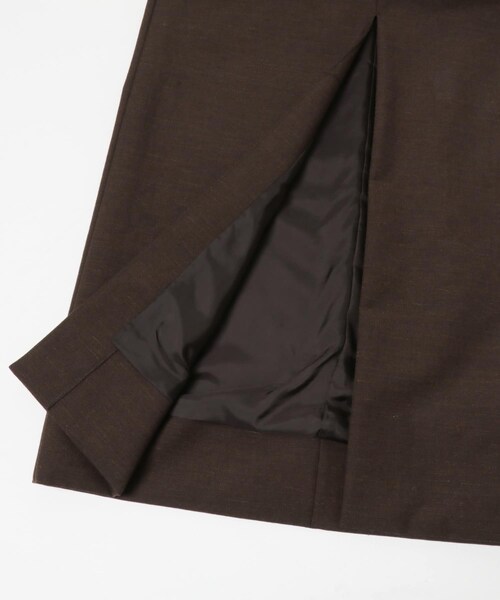 URBAN RESEARCH（アーバンリサーチ）の「new basic　BRADFORD WOOL SKIRT（スカート・レディース・BLACK/BROWN・36/38/40）」の20枚目の写真
