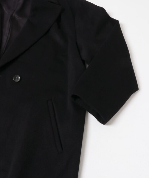 URBAN RESEARCH ROSSO（アーバンリサーチロッソ）の「カシミヤビーバーチェスターコート（チェスターコート・レディース・BLACK・36/38）」の19枚目の写真