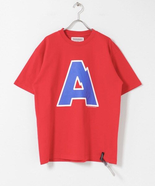 EKAL(エカル)の「mountain research Against(Tシャツ/カットソー・メンズ・Red/Black・M/L/XL/XXL)」の16枚目の写真