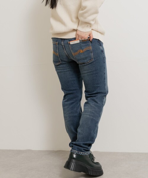 THE GOODLAND MARKET（ザグッドランドマーケット）の「NUDIE JEANS　Solid Ollie-Wild Blue（デニムパンツ・メンズ・W.Blue・29/30/32）」の5枚目の写真