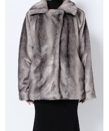 EMODA | ミディフェイクファーコート(その他アウター)