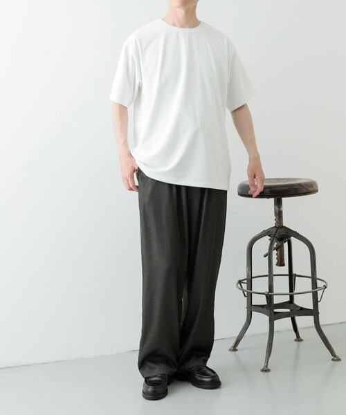 ITEMS URBANRESEARCH（アイテムズ アーバンリサーチ）の「『UVカット』汗染み防止×吸水速乾Tシャツ（Tシャツ/カットソー・メンズ・WHT/OLV/CHA・M/L）」の10枚目の写真