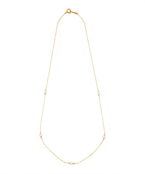 ROPE'(ロペ)の「【J'aDoRe限定】【les bonbon】 swing pearl necklace(ネックレス・レディース・ゴールド・F)」の3枚目の写真