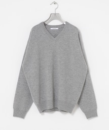 URBAN RESEARCH | ウール100 Vネックルーズソフトニット(ニット/セーター)