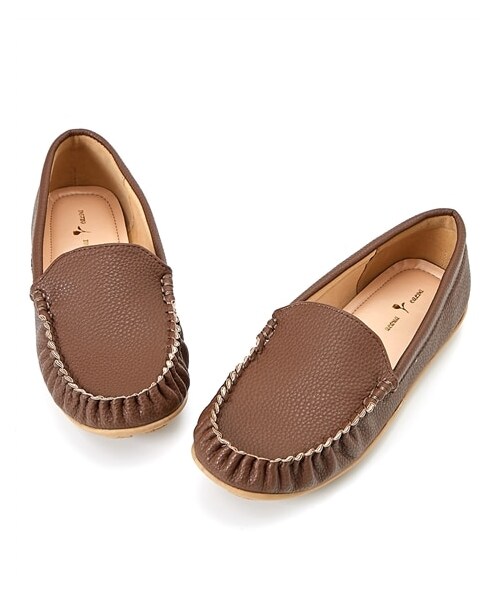 nissen（ニッセン）の「【ゆったり幅広】シンプルドライビングシューズ（ワイズ４Ｅ）（バレエシューズ・メンズ・黒/ホワイト/ネイビー/キャメル/シルバー/モカブラウン/ブロンズ/シャンパンゴールド・M=23.0~23.5cm/4E/L=24.0~24.5cm/4E/LL=25.0~25.5cm/4E/3L=26.0~26.5cm/4E）」の15枚目の写真