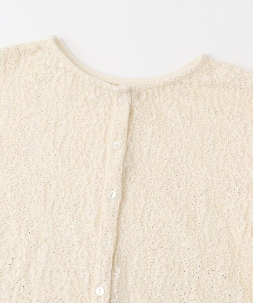 URBAN RESEARCH ROSSO（アーバンリサーチロッソ）の「ラメレースカットソー（Tシャツ/カットソー・レディース・IVORY/BLACK・FREE）」の12枚目の写真