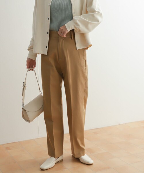 URBAN RESEARCH DOORS(アーバンリサーチドアーズ)の「ハイウエストチノパンツ(チノパンツ・レディース・L/BEIGE/BEIGE・S/M/L)」の8枚目の写真