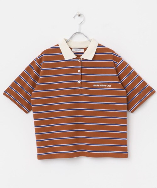 URBAN RESEARCH Sonny Label（アーバンリサーチサニーレーベル）の「メッセージボーダーポロシャツ（ポロシャツ・レディース・ブラウン/オフ/グレー・FREE）」の22枚目の写真