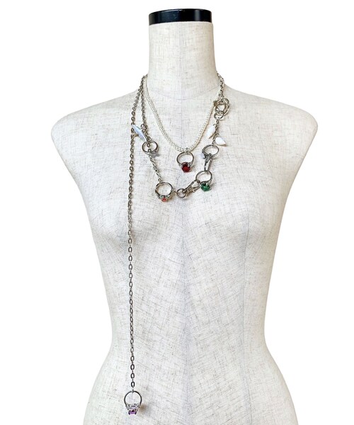 PAMEO POSE(パメオポーズ)の「Toy Ring Necklace(ネックレス・レディース・シルバー・F)」の6枚目の写真