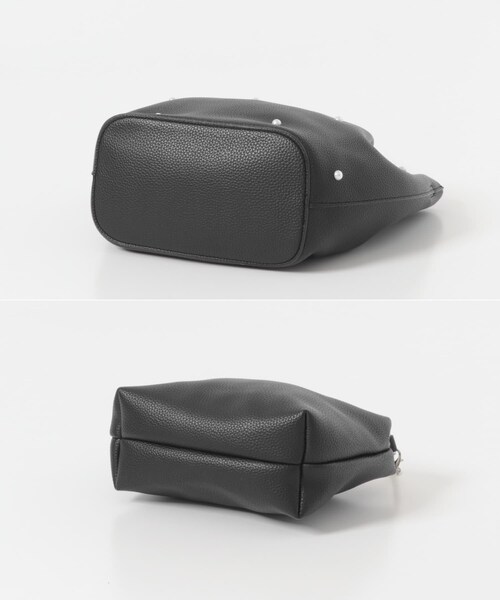 RODE SKO（ロデスコ）の「インバッグ付パールバッグ（ハンドバッグ・レディース・BLACK/GRAY・one）」の16枚目の写真