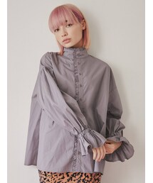 merry jenny | frillスタンドカラーブラウス(シャツ/ブラウス)