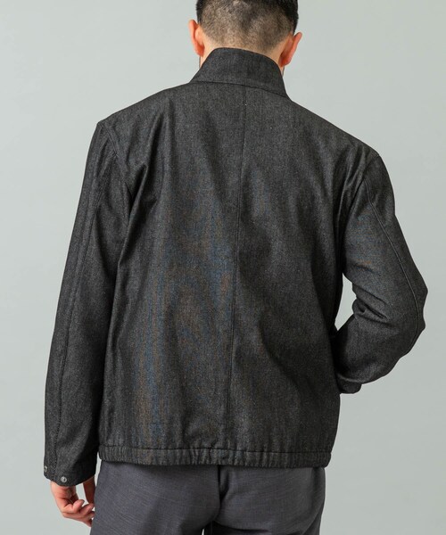 URBAN RESEARCH ROSSO（アーバンリサーチロッソ）の「『WEB限定』デニムスタンドブルゾン（ブルゾン・メンズ・INDIGO/BLACK/D.BLACK・M/L）」の14枚目の写真
