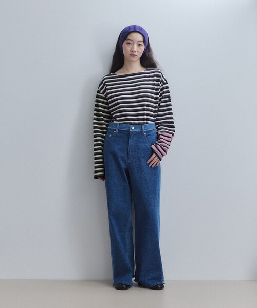 ADAM ET ROPE'（アダムエロペ）の「【WEB限定】ボリュームニットターバン（ヘアバンド・レディース・ブラック/チャコール/カーキ系/パープル・F）」の9枚目の写真