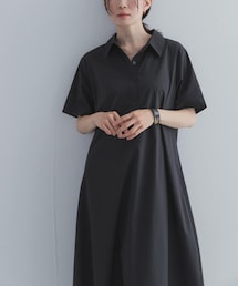 URBAN RESEARCH DOORS | 衿付きスキッパーAラインワンピース(ワンピース)