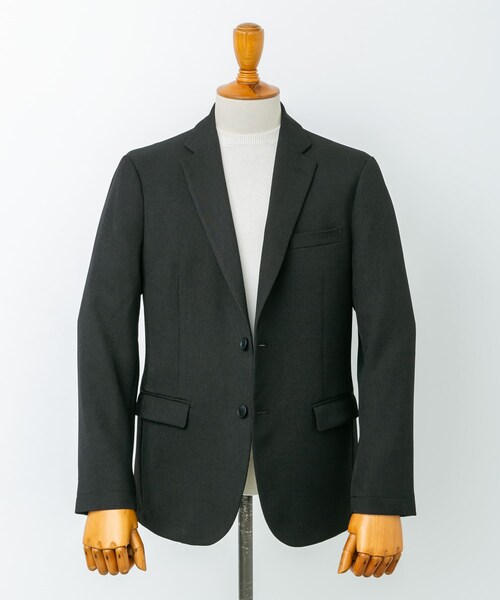 LIFE STYLE TAILOR　ブラッシュドツイルストレッチジャケット