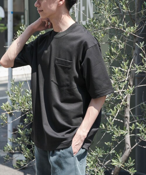 URBAN RESEARCH DOORS(アーバンリサーチドアーズ)の「FORK&SPOON ハイゲージクールTシャツ(Tシャツ/カットソー・メンズ・OFF/BLACK/PURPLE・4/5)」の17枚目の写真