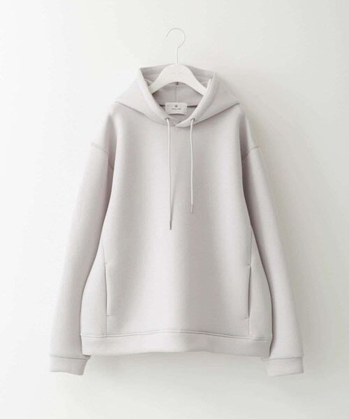 URBAN RESEARCH Sonny Label（アーバンリサーチサニーレーベル）の「ダンボールニットプルオーバーパーカー（パーカー・メンズ・アイスグレー/チャコール/ブラック/ブラウン・M/L/XL）」の5枚目の写真