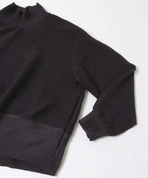 THE GOODLAND MARKET（ザグッドランドマーケット）の「Jens　SWEAT LIKE PULLOVER（Tシャツ/カットソー・レディース・BLACK/GRAY/BEIGE・2）」の6枚目の写真
